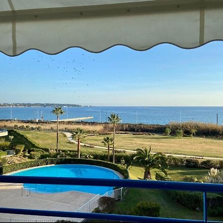 Vue Mer Juan Les Pins Antibes Bagian luar foto