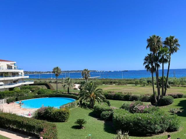 Vue Mer Juan Les Pins Antibes Bagian luar foto