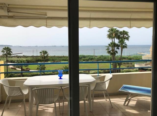 Vue Mer Juan Les Pins Antibes Bagian luar foto