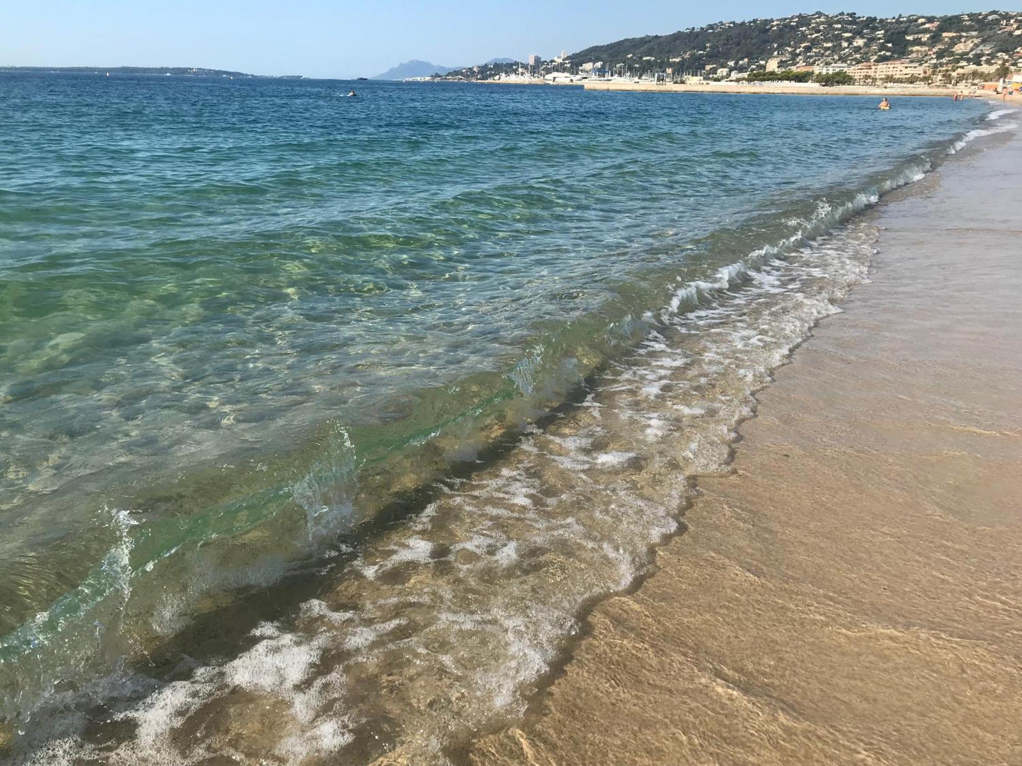Vue Mer Juan Les Pins Antibes Bagian luar foto